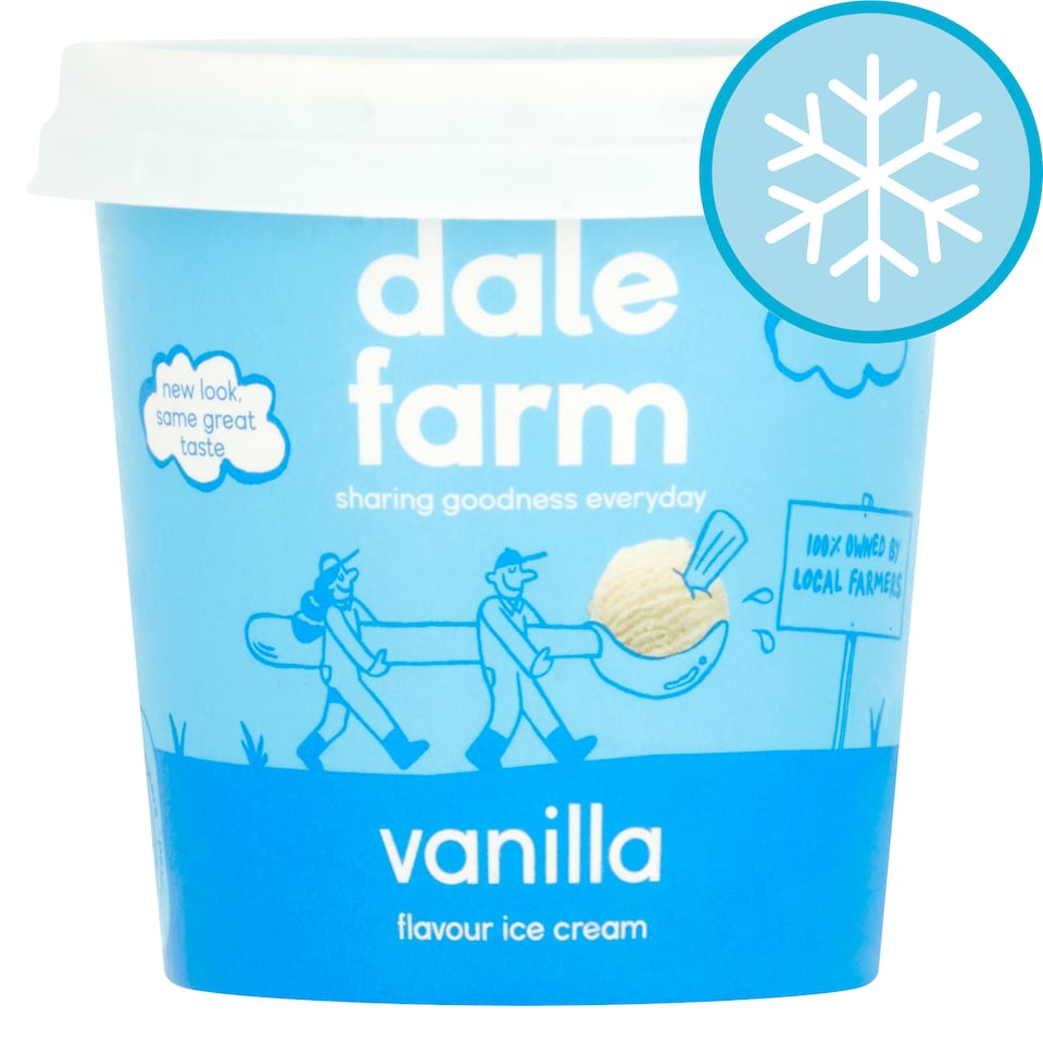 DALE FARM        VANILLA CUP      125ML           