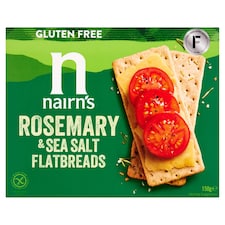 Nairn's Gluten Free Rosemary & Sea Salt Flatbreads 150g