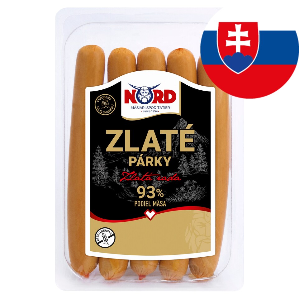 Nord Zlaté párky 250 g