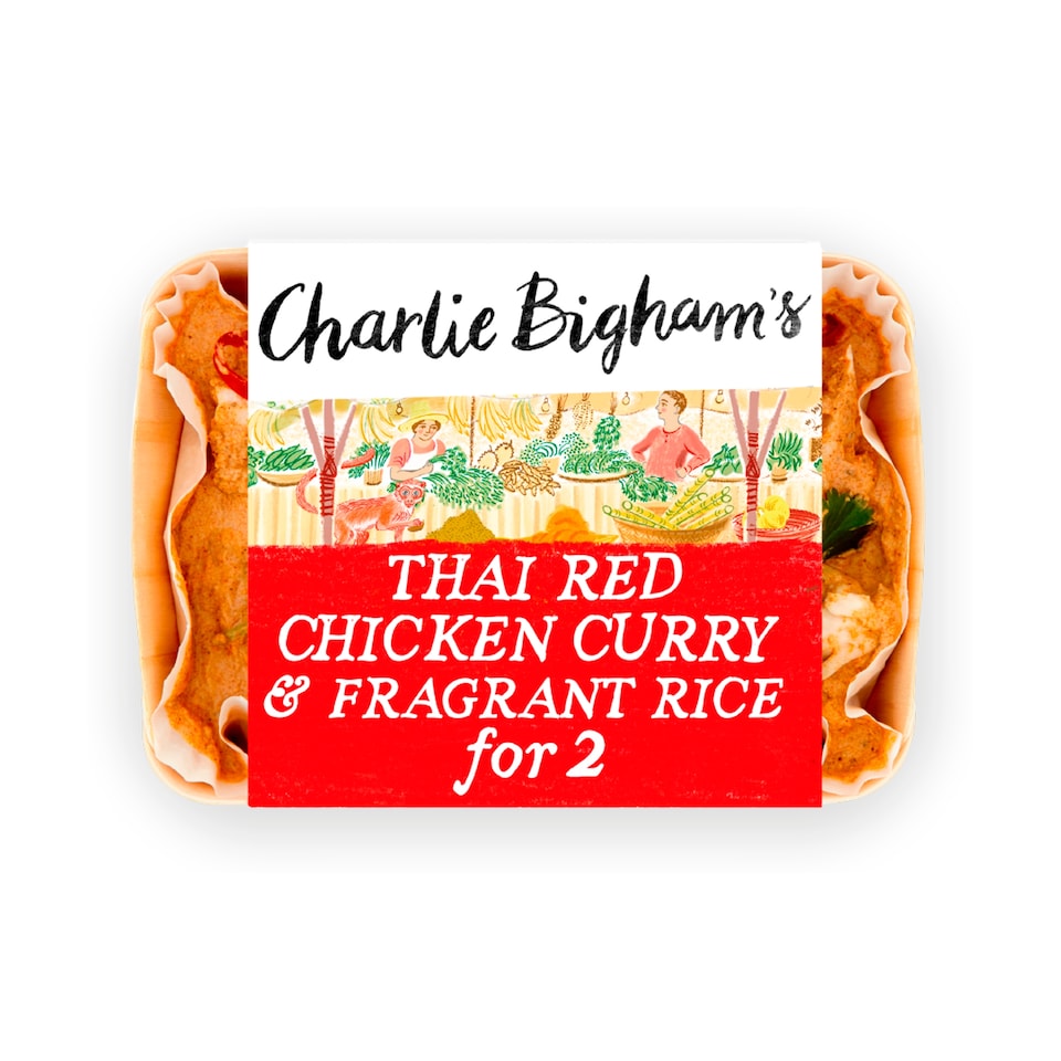 image 1 of Charlie Bigham's Thai Red Chicken Curry & Rice 835G