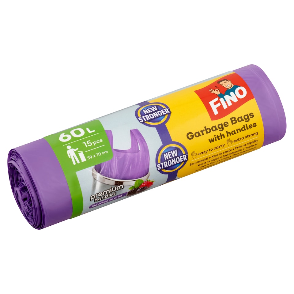 Fino Premium Berries Blend szemeteszsák 60 l 15 db