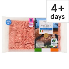 Tesco Irish Pork Mince 15% Fat 800G