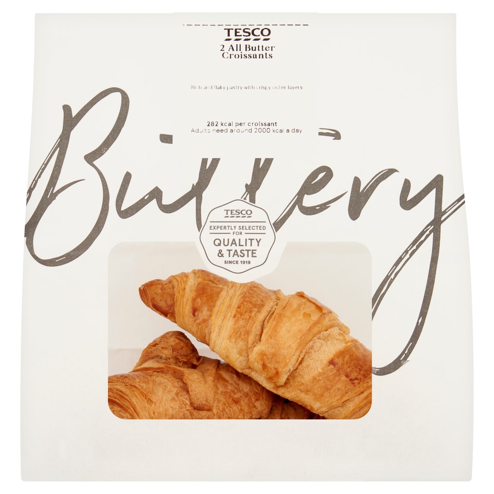 image 1 of Tesco All Butter Croissant 2 Pack