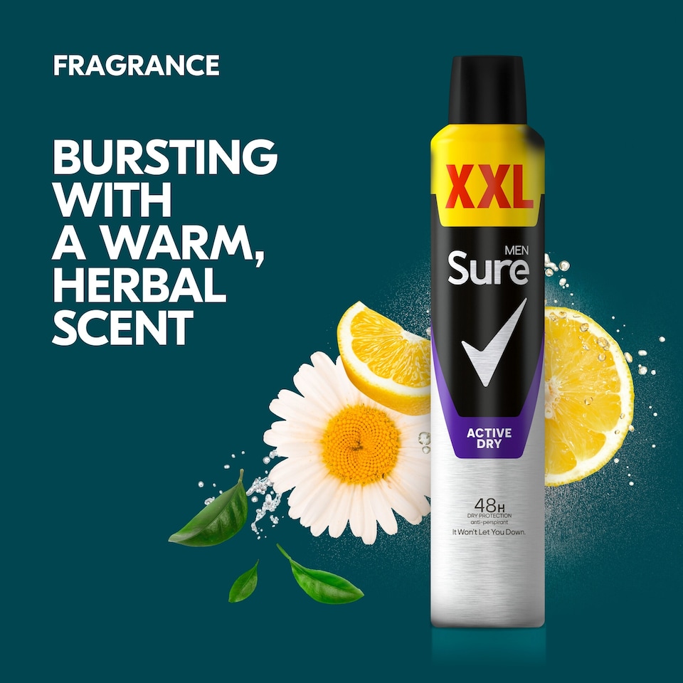 image 1 of Sure Men Active Dry Antiperspirant 300ml