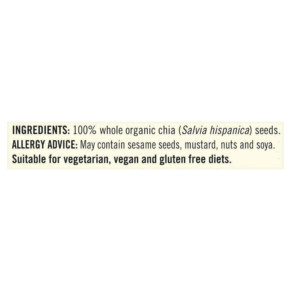 image 1 of Linwoods Organic Whole Chia Seeds 200g