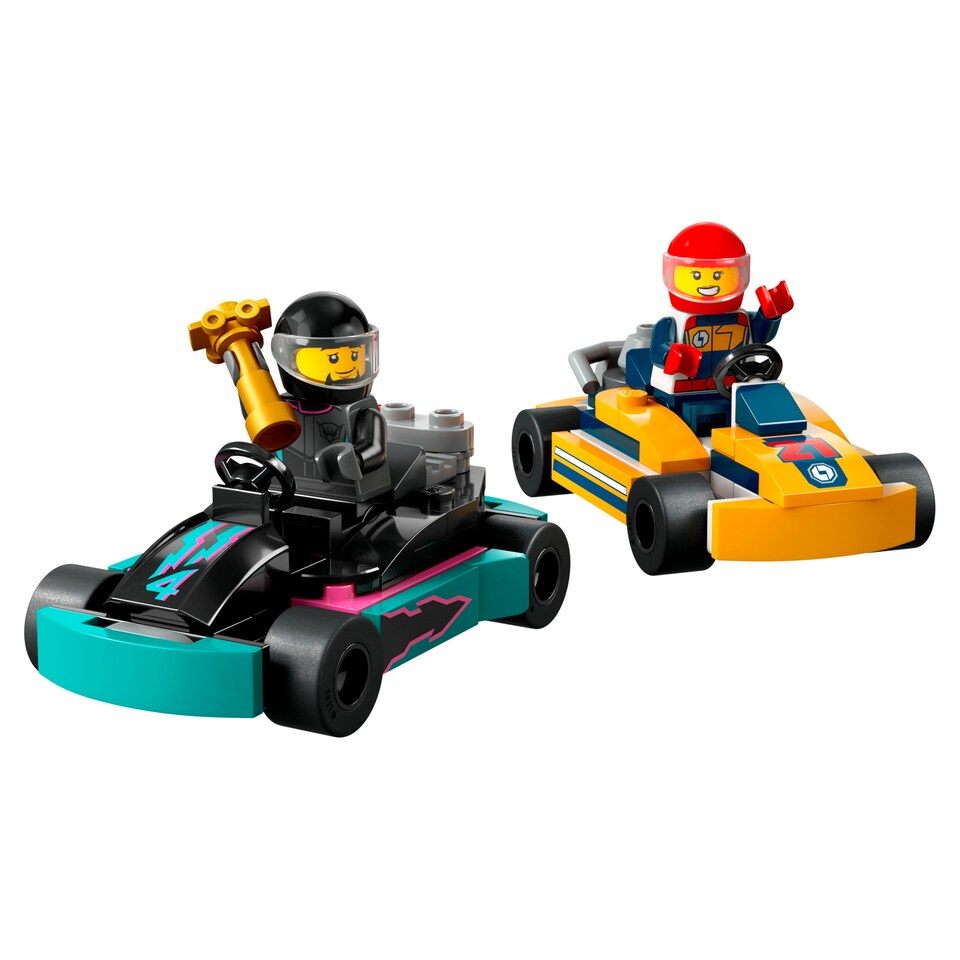 image 1 of LEGO City 60400 Go-Karts And Race Drivers