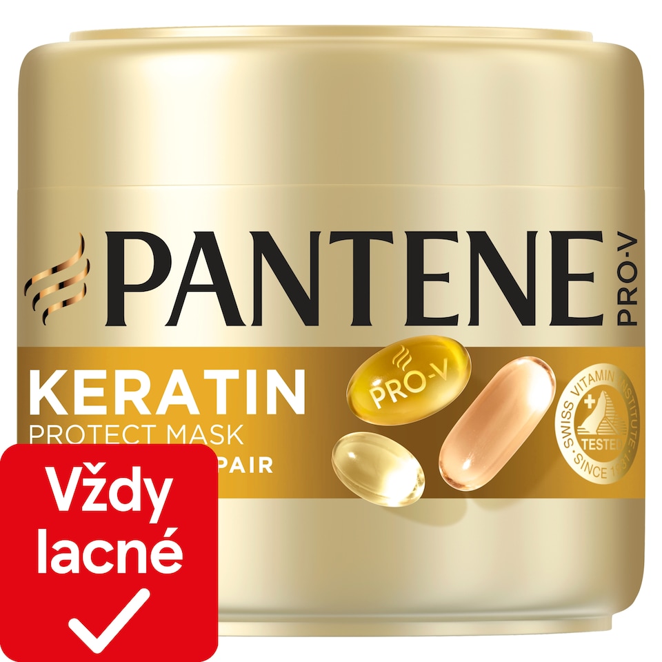 obrázok 1 z Pantene Pro-V Intensive Repair Keratin Protect maska 300 ml na suché a poškodené vlasy