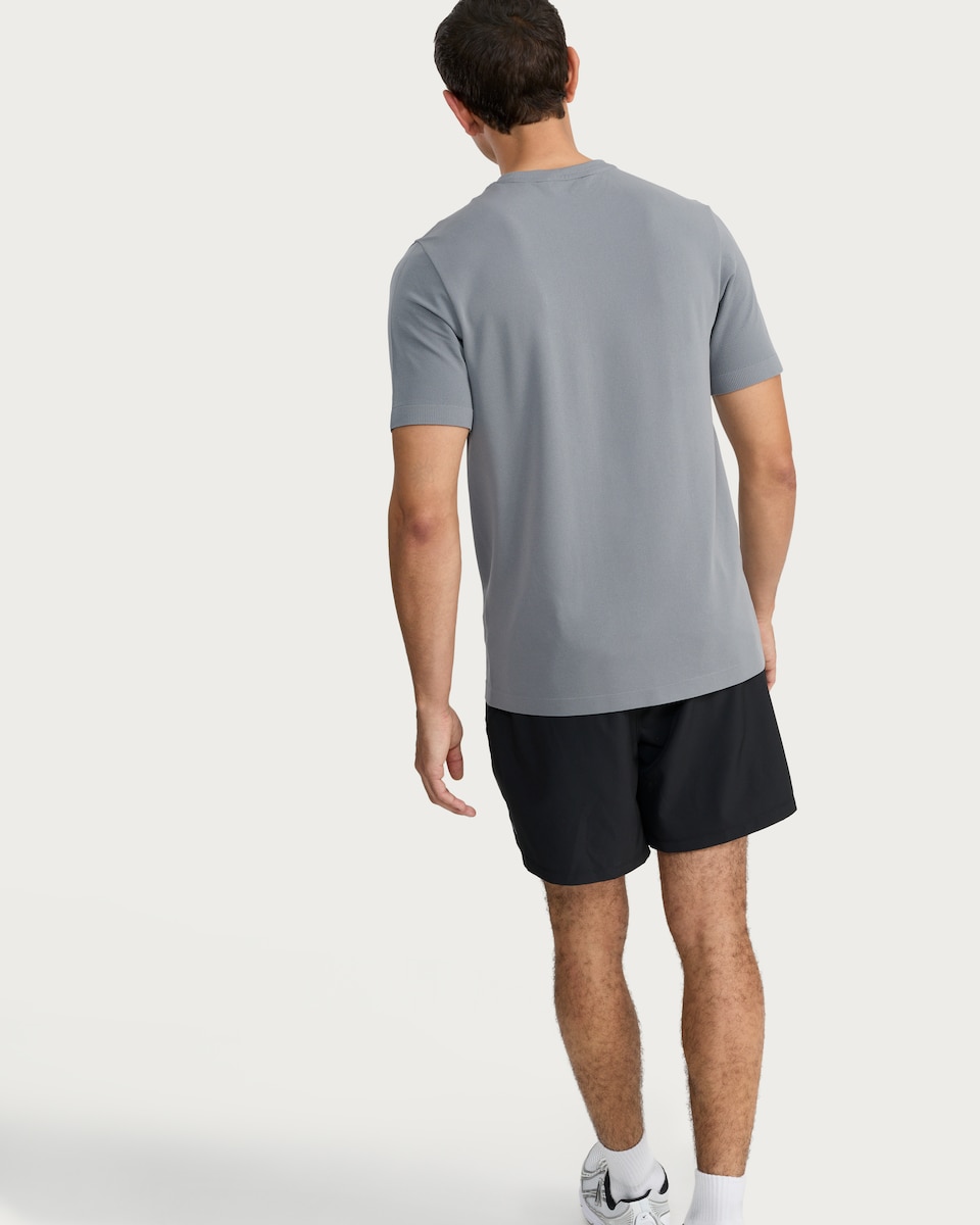 image 1 of F&F Active ULTRARUN Seamless Short Sleeved T-Shirt in Grey