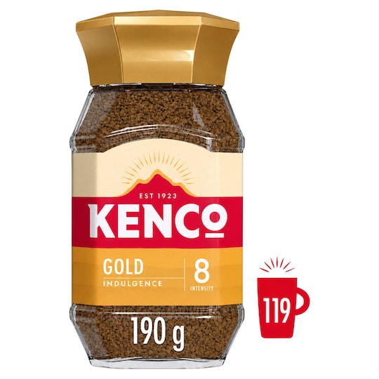 Kenco Gold Indulgence Intensity 8 Instant Coffee 190g