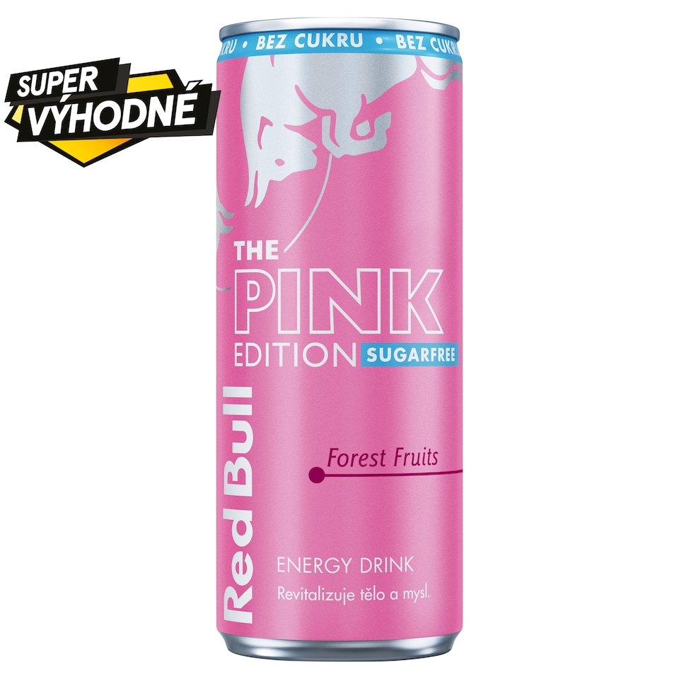 Obrázek 1 pro produkt Red Bull The Pink Edition Sugarfree Forest Fruits 250ml