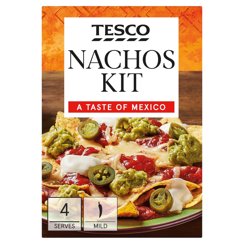 Tesco Mild Nachos Meal Kit 500G