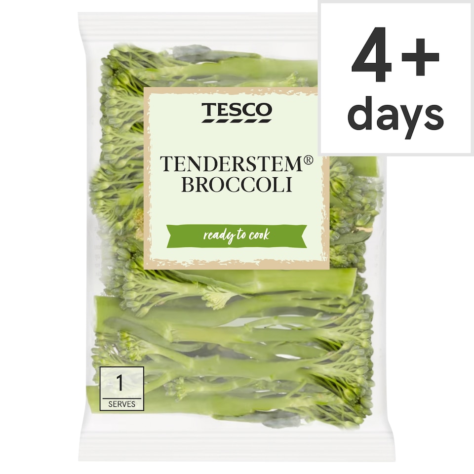 image 1 of Tesco Trimmed Tenderstem Broccoli 80G