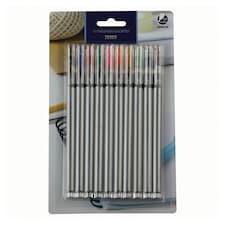 Tesco Fineliner Assorted 10 Pack