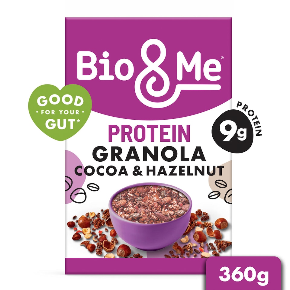 Bio&Me Cocoa & Hazelnut Protein Granola 360g