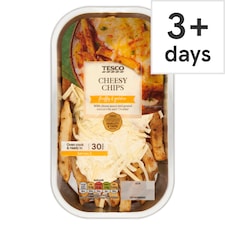 Tesco Cheesy Chips with Grated Mozzarella & Cheddar 400g