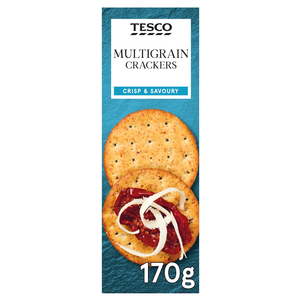 Tesco Multigrain Crackers 170g