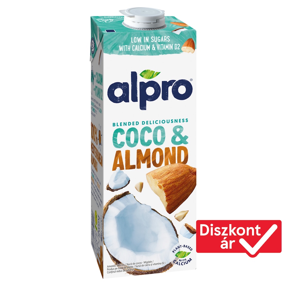 Alpro Low-Fat Coconut-Almond Drink with Added Calcium and Vitamins 1 l
