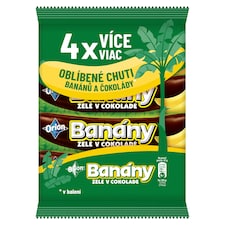 ORION Banány in Chocolate Multipack 4 x 45 g
