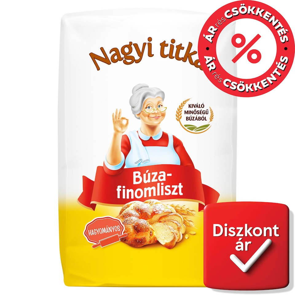 Nagyi titka búzafinomliszt BL55 2 kg