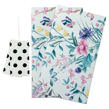 Tesco Celebrate 2 Sheets 2 Tags Wrapping Paper