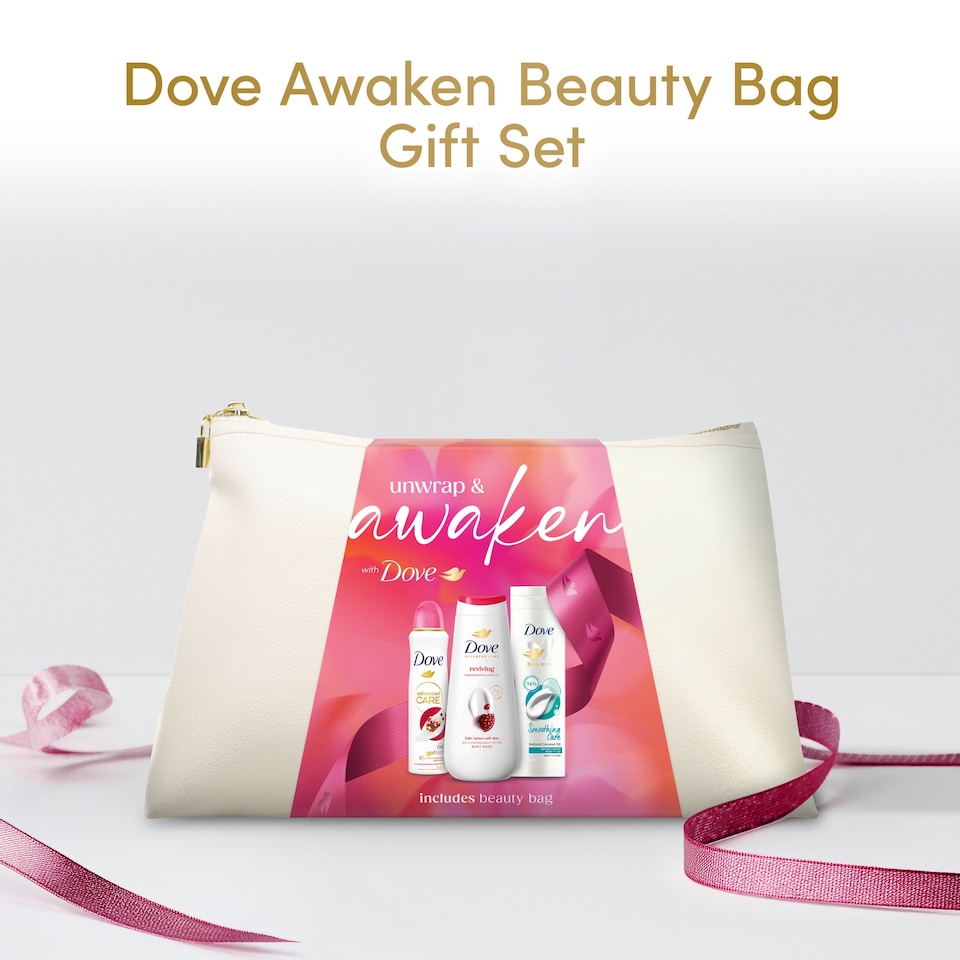 image 1 of Dove Awaken Beauty Bag Gift Set