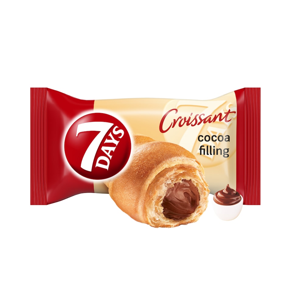 7 Days Croissant s kakaovou náplní 60g