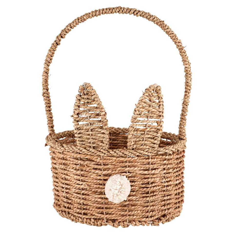 Mobil Digital Happy Easter Easter Bunny Basket Natural 24 cm