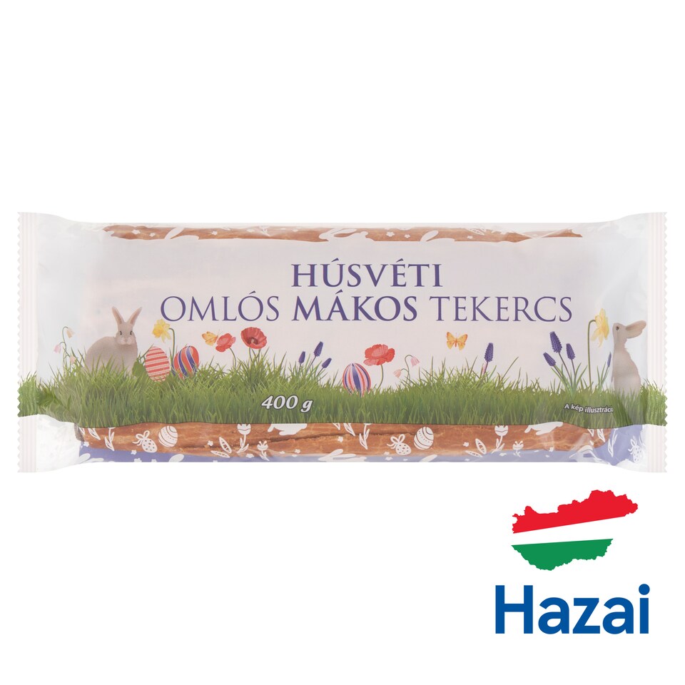 Húsvéti omlós mákos tekercs 400 g  1. kép