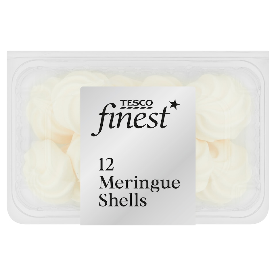 Tesco Finest Meringue Shells 12 Pack