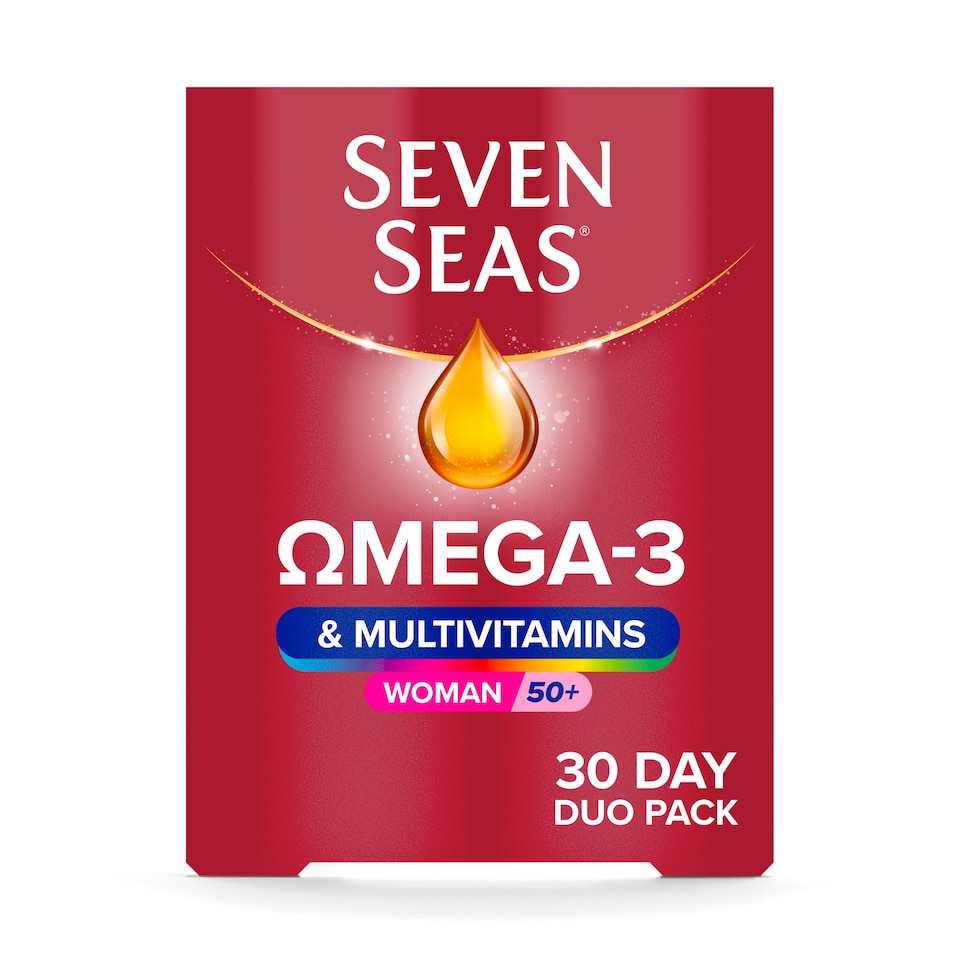 image 1 of Seven Seas Omega-3 & Multivitamins Women 50+ Duo Pack 60s