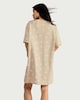 image 3 of F&F Pure Cotton Sun Print Nightdress in Stone
