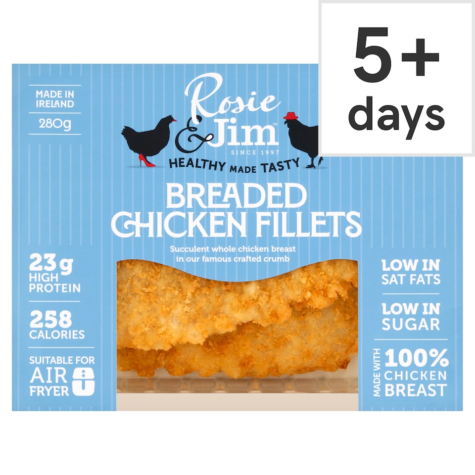 Rosie & Jim Breaded Fillets 280G
