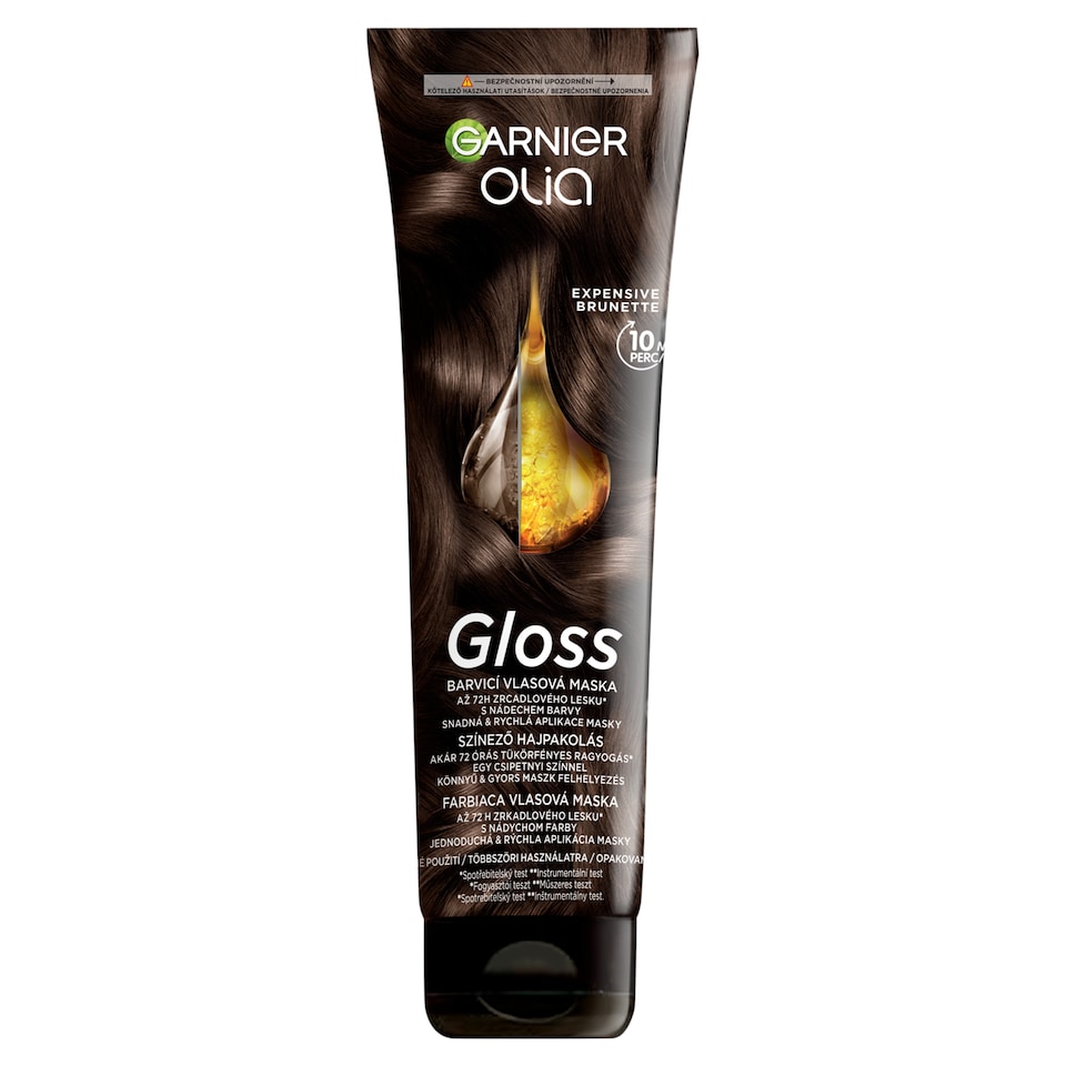 Garnier Olia Gloss Expensive Brunette farbiaca vlasová maska 150 ml