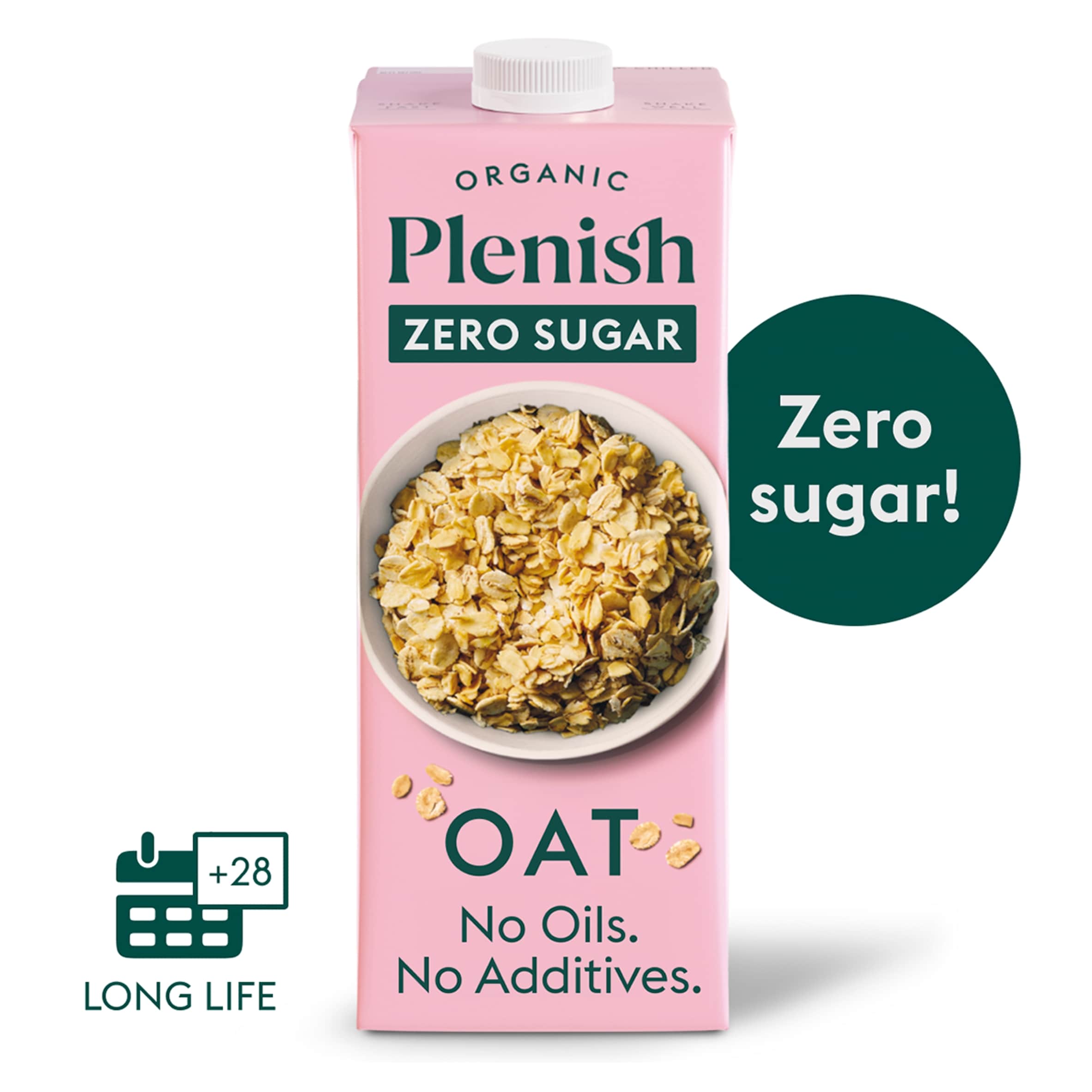 Plenish Organic Oat Zero Sugar Drink 1L
