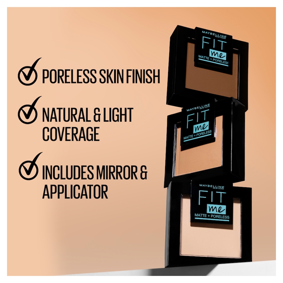 image 1 of Maybelline Fit Me Powder 105 Natural Ivory 9G