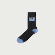 F&F Cotton Rich The Original Dad Ankle Socks in Navy