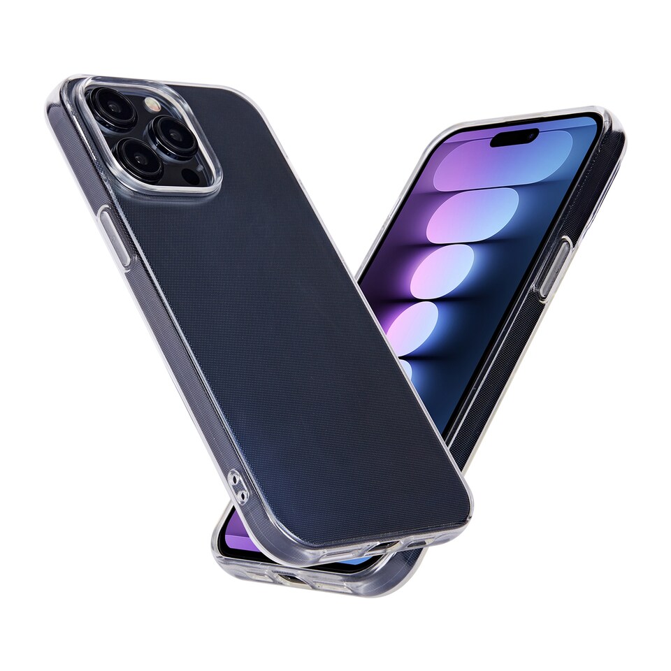 image 1 of GROOV-E IPHONE 15 PRO MAX CLEAR SHELL CASE
