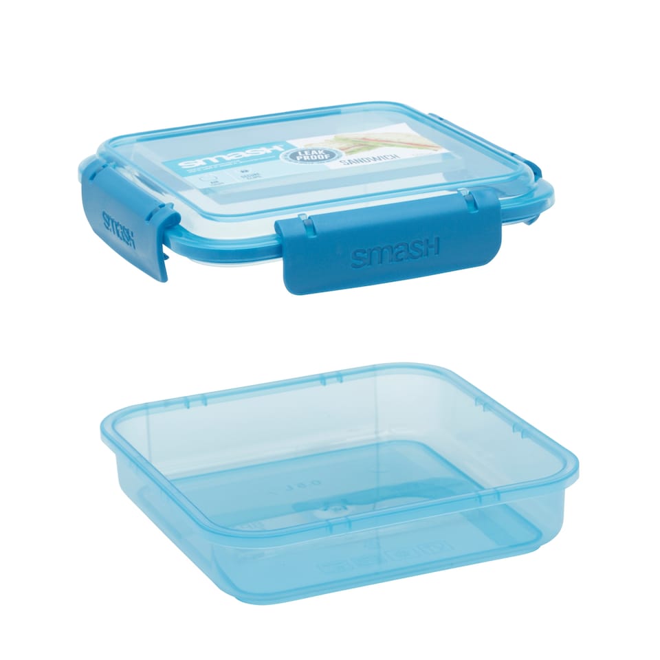 image 1 of Smash Blue Sandwich Box 500Ml