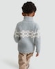 image 3 of F&F x Samantha Faiers Argyle Print Zip Up Cardigan in Multi Grey