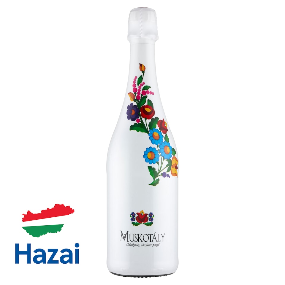 Muskotály édes fehér pezsgő 10,5% 750 ml