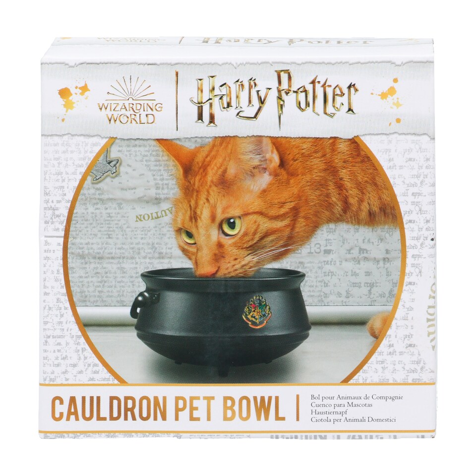 image 1 of Harry Potter Cauldron Cat Bowl