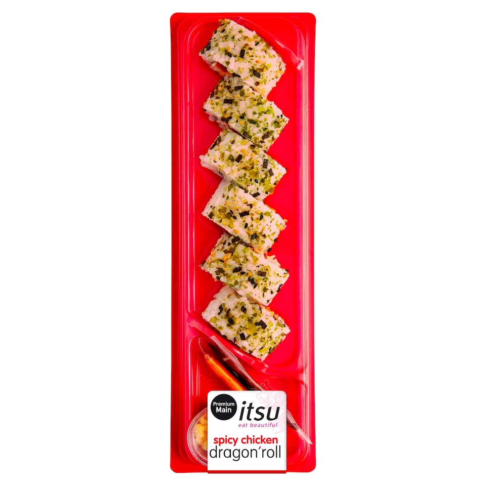 image 1 of Itsu Spicy Chicken Dragon Roll 187g