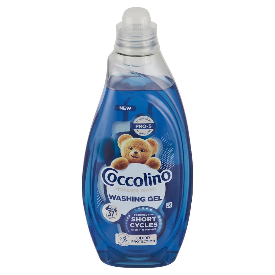 image 1 of Coccolino Wonder Wash Odor Protection Washing Gel 37 Washes 1480 ml