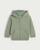 image 5 of F&F Boys Cotton Rich Zip Through Hoodie in Khaki