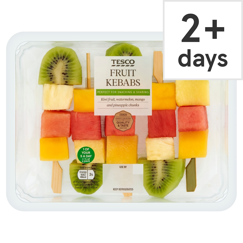 Tesco Fruit Kebabs 290G