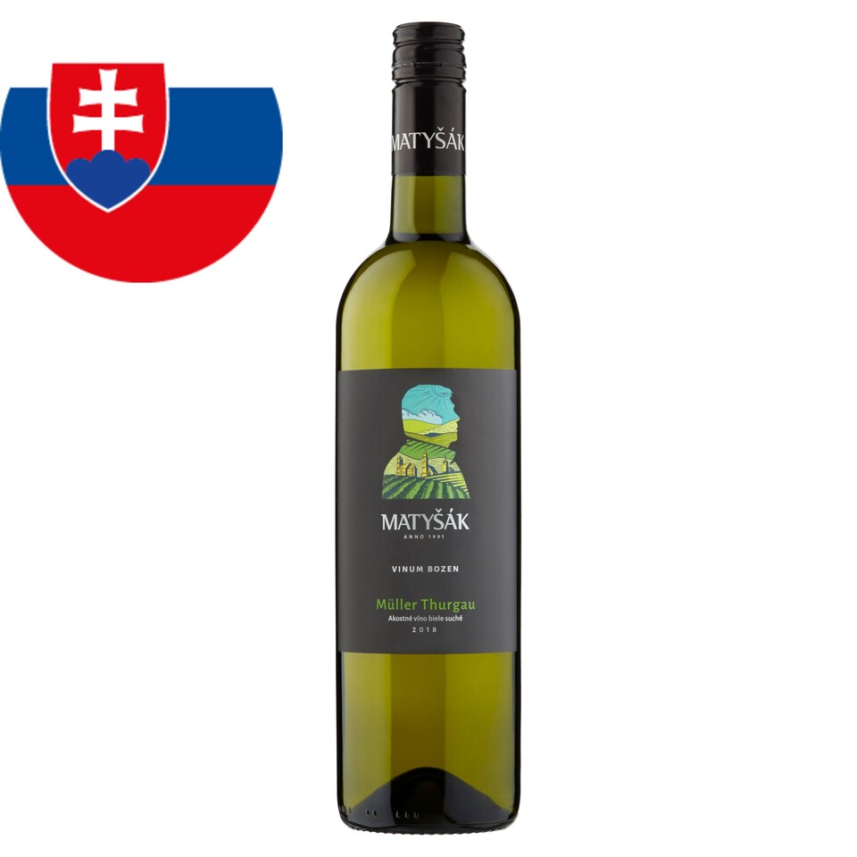 Matyšák Müller Thurgau akostné víno biele suché 0,75 l