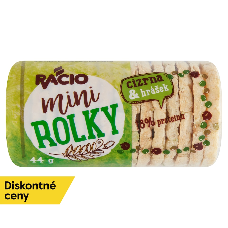 obrázok 1 z Racio Mini rolky chlebíčky cícerové s hráškom 44 g