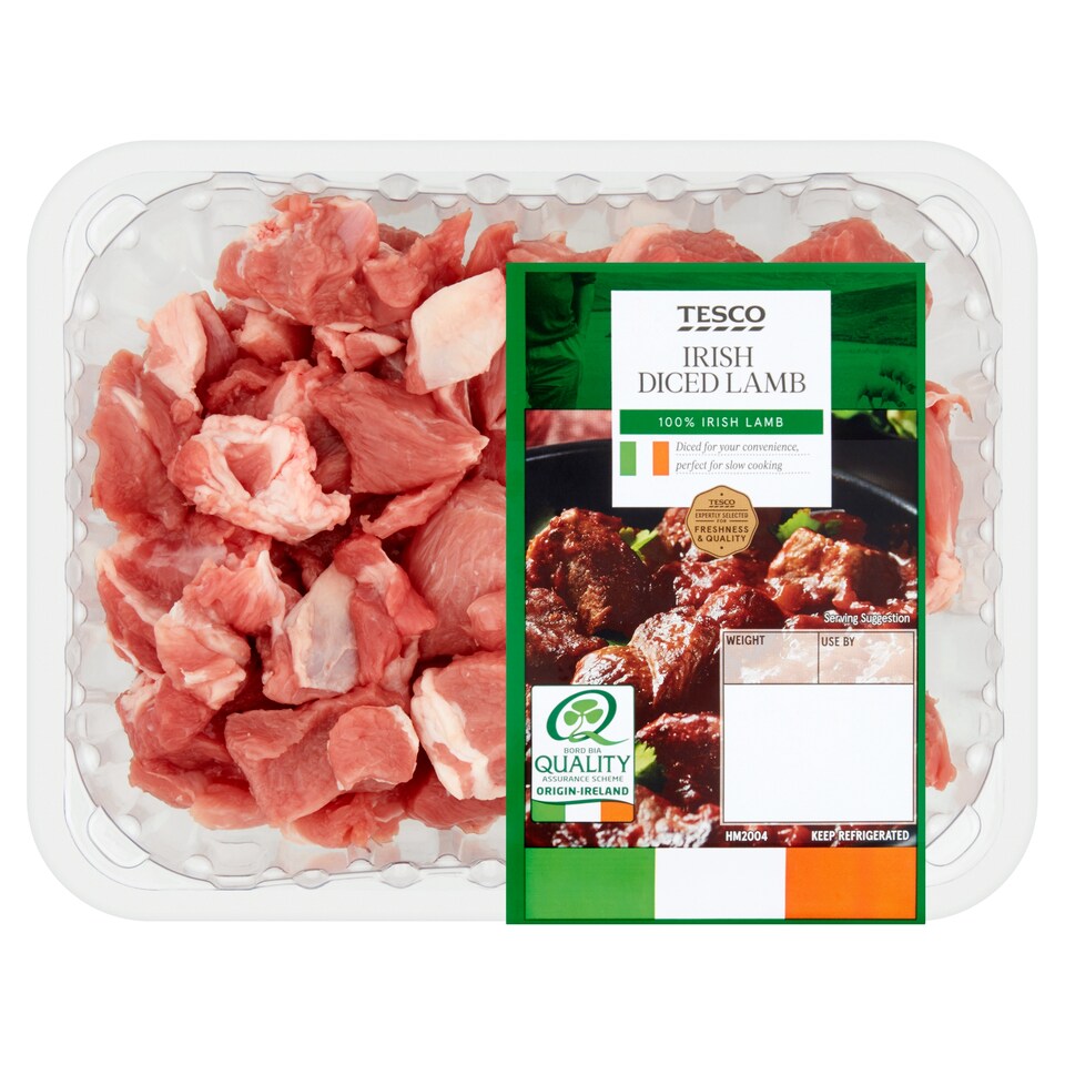 Tesco Irish Diced Lamb 300G
