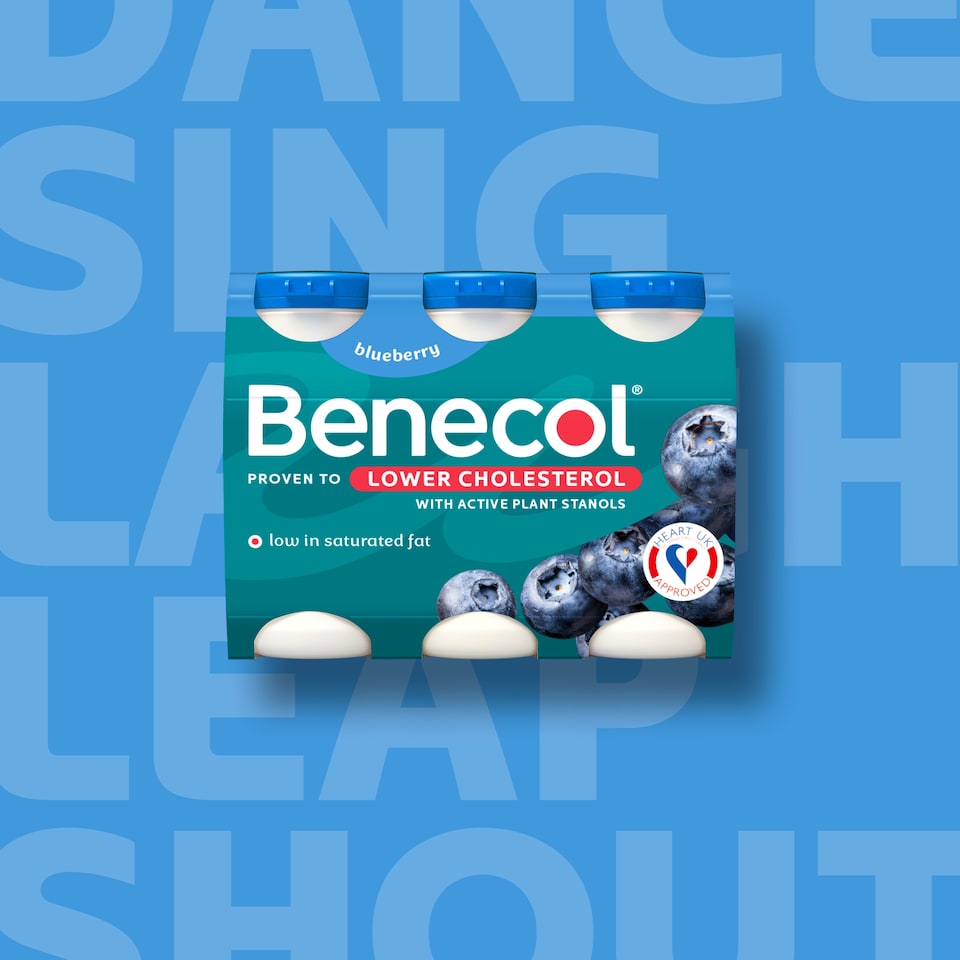 image 1 of Benecol Yogurt Drink - Blueberry 6x67.5g