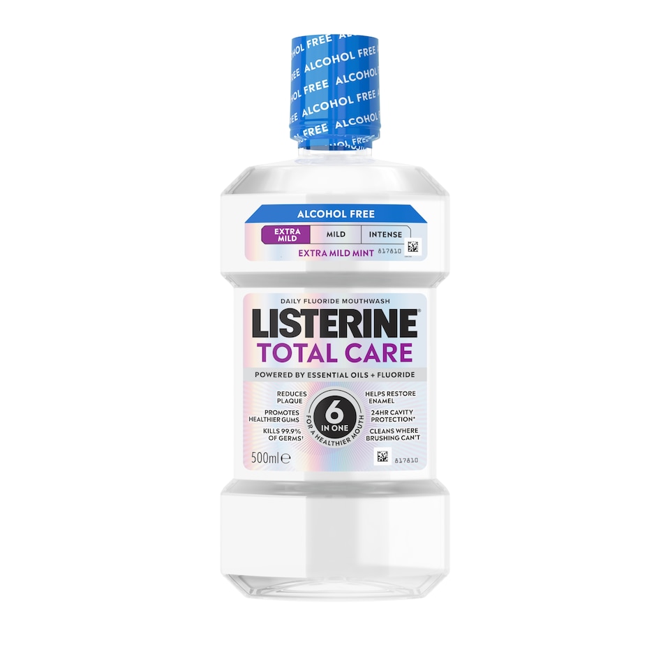 image 1 of Listerine Total Care Alcohol Free Extra Mild Mint 500ml